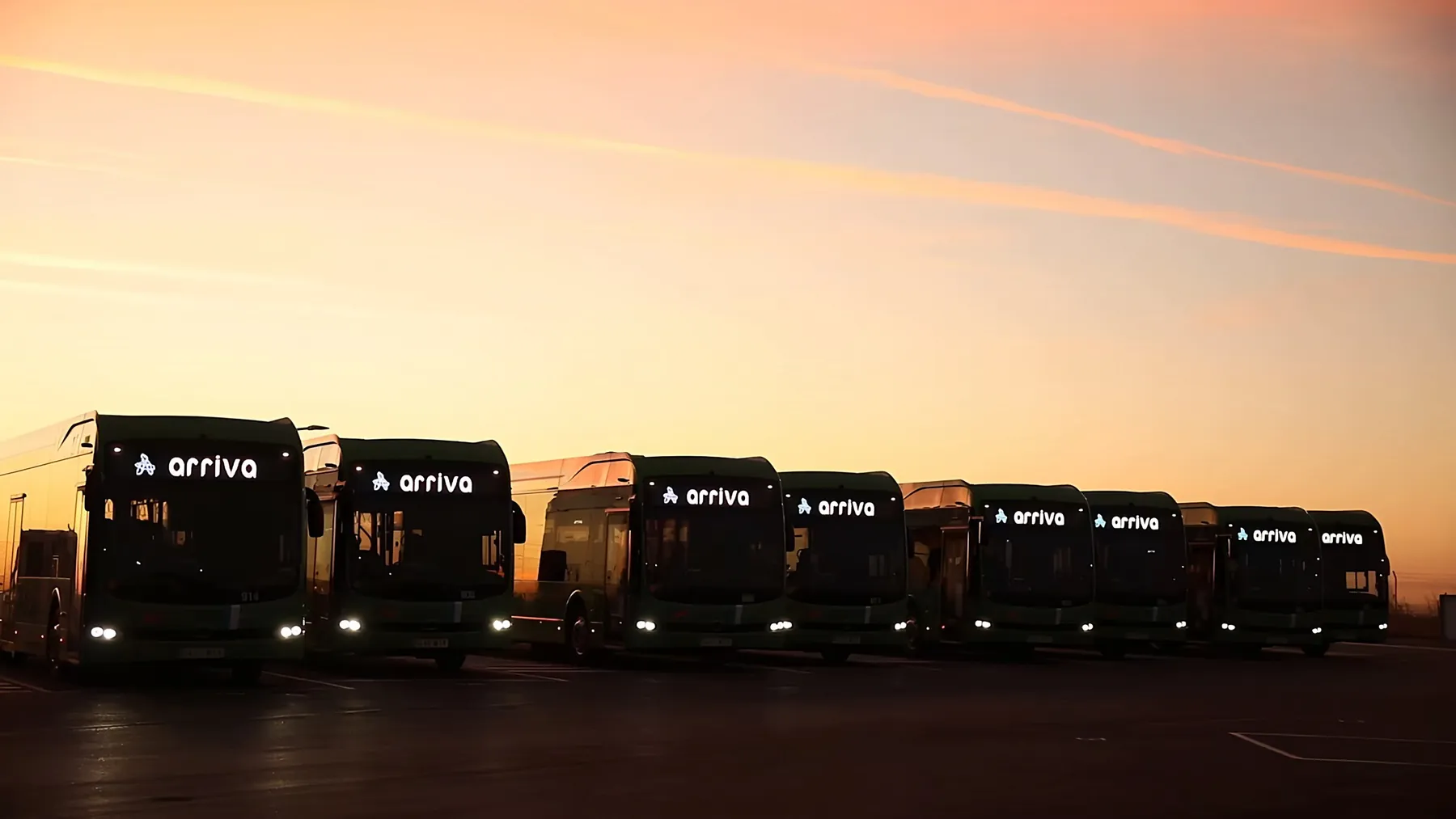 Flota de Arriva al atardecer