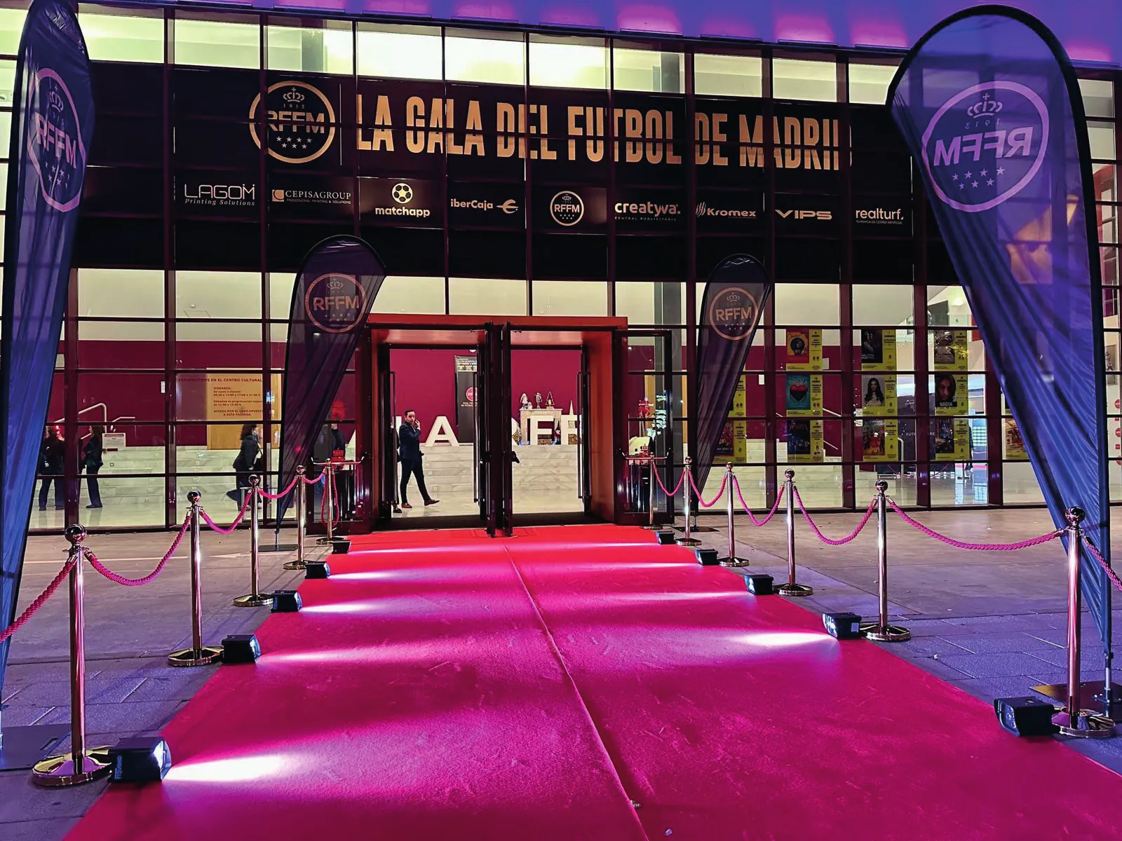 Alfombra de la Gala del Fútbol de Madrid